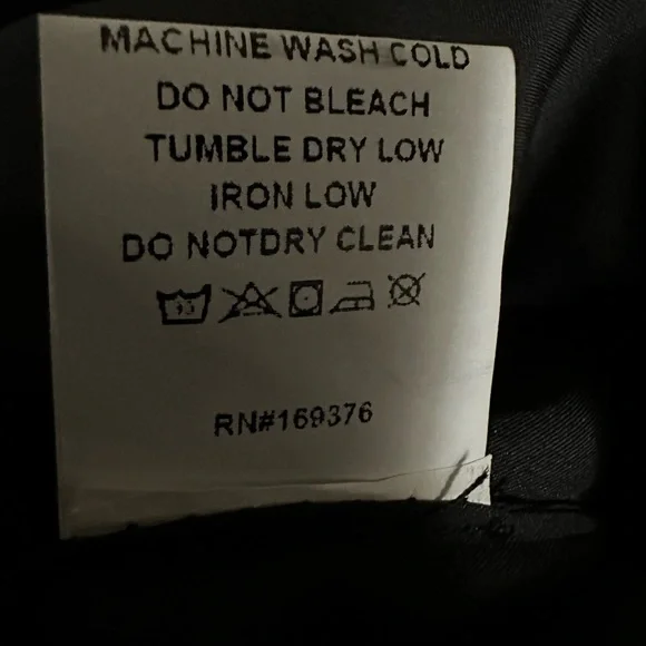 Another Mode Women’s Asymmetrical Mini Skirt Long Side Drape Black Size M NWT - Picture 9 of 13